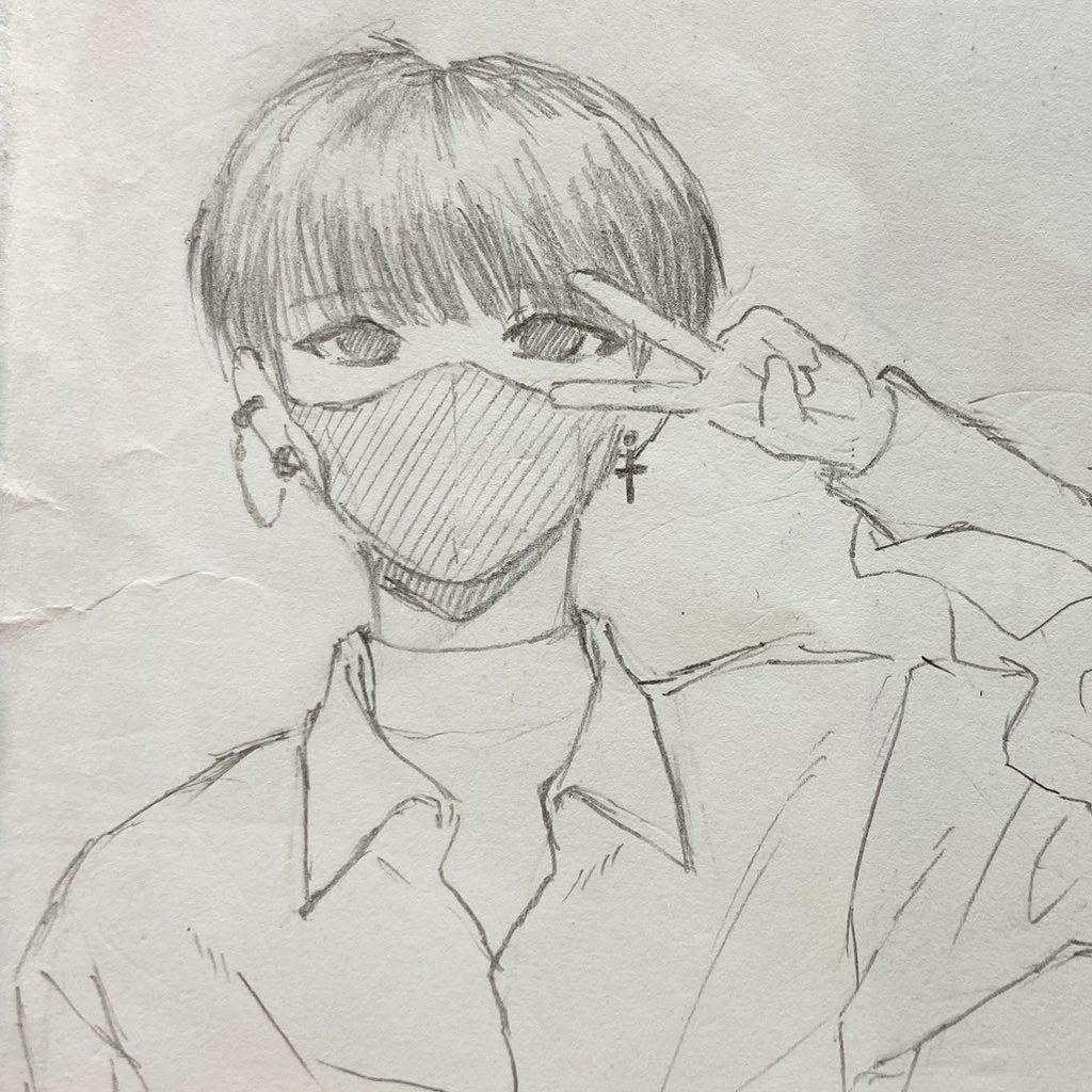 授業中の落書き
#創作 #イラスト #illustration #drawing #絵かきさんと繋がりたい