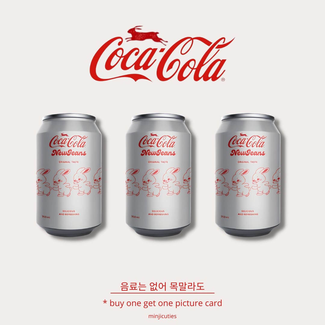 starfess's tweet photo. -base what if.. newjeans collab sama coca cola 🥤🐇 edit by sender 🍒 https://t.co/uPz3AyBj9e