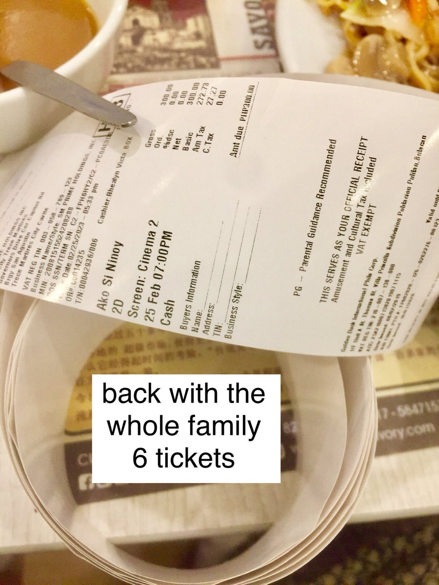 MoCaKopiNChoco's tweet photo. @VinceTanada “I got inspired to be a better Filipino. To be honest-I like the movie,”said our 12 year old boy.

The “Ninoy” parts in #AkoSiNinoy are very basic history...when and where he was born, his awards, the courting, his wedding etc...

You can never get a musical ticket worth P300!!! https://t.co/ix8Qm7NN0i