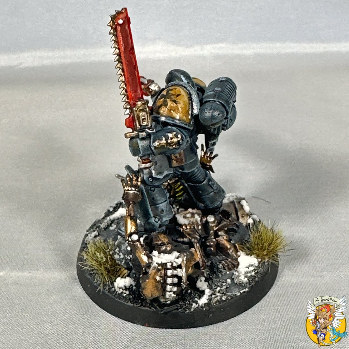 danielvdent's tweet photo. #SergeantCastus is ready to join the #EternalCrusade with he’s fellow #SpaceMarines from the #BlackTemplars in #Warhammer40K. #PaintingWarhammer #WarhammerCommunity #Warmongers #miniaturepainting #PaintingWarhammer40K @warhammer @theeternalcrus1 https://t.co/HUsl0TuRMF
