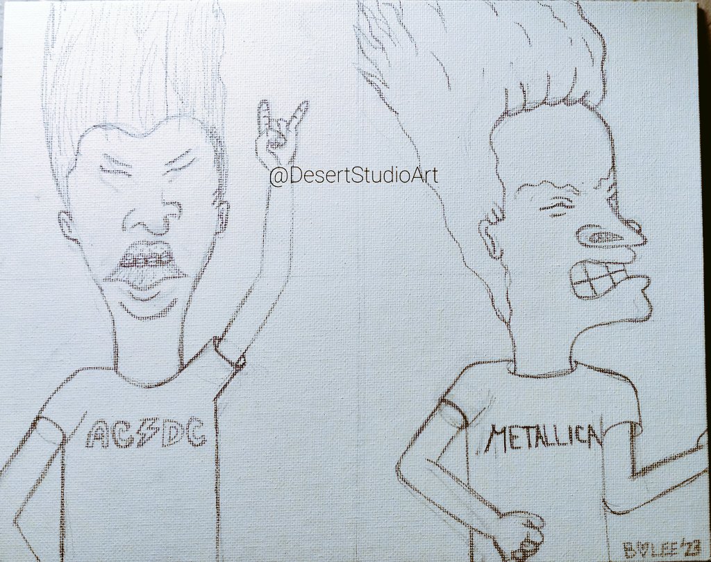 DesertStudioArt's tweet photo. Ready to #paint 🎨🖌
8x10 Canvas Board
My Mom never should've allowed me to watch this as a kid but she thought it was funny. Tell me you have a YOUNG Mom without telling me you have a young Mom👇😂 #beevisandbutthead #beevis #butthead #art #artist #fanart @ArtMutuals @rtItBot https://t.co/YESzZhAHOK