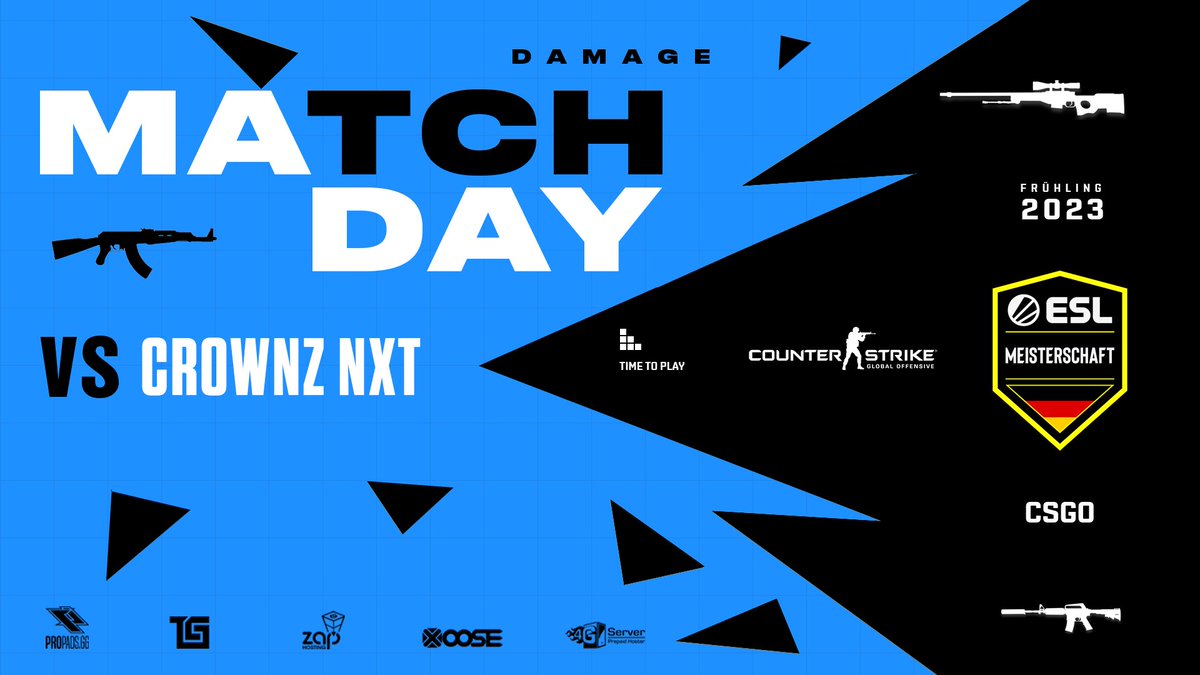 Es wird spannend, heute 20:00 Uhr spielt unser CSGO Team gegen <a href="/CrownZero_CwZ/">Crown Zero 👑</a> 
In der #ESLMeisterschaft von <a href="/99DAMAGEde/">99Damage</a> 
Lineup:
<a href="/aNtrex_cs/">aNtrex</a> 

<a href="/Myschoocs/">Andreas Rändler</a> 

<a href="/Merka_cs/">Alex</a> 

<a href="/mindterrorcsgo/">MindTerror</a> 

<a href="/gnad100/">gnad1.0</a>

Casted wird der Spaß auf twitch.tv/ewaveesports
Von <a href="/Kelstren1/">Kelstren</a> und <a href="/MrsCuteYT/">MrsCute | Chlœ</a>