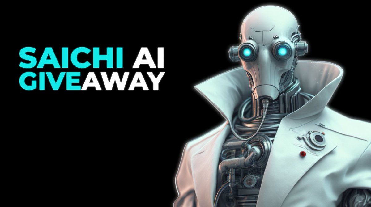 SaichiAI's tweet photo. Here comes the Saichi mechanism to start⚙️

🥳10 WL GIVEAWAY

1⃣Join https://t.co/l0u1rP7tD6
2⃣Like &amp; RT 
3️⃣Tag 3 friends

#AptosGiveaway #NFTCommunity #AptosNFT #NFT #Aptos https://t.co/AyPHW7d4YS