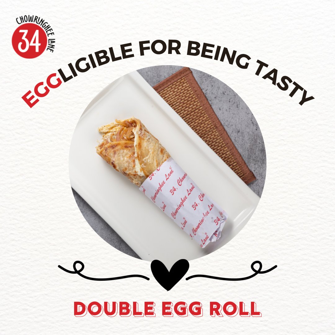 34CLOfficial's tweet photo. Egg rolls are classic, just like you. If you like Egg Rolls, you'll love our Rolls too. 😋

#food #foodbloggers #foodsofinsta #cravings #streetfood #tastyfood #rolls #rocknroll #rollitup #kathirolls #kathi #rolls #kathiroll #authentickathiroll #34CL #34chowringheelane https://t.co/V8foXl6Dw8