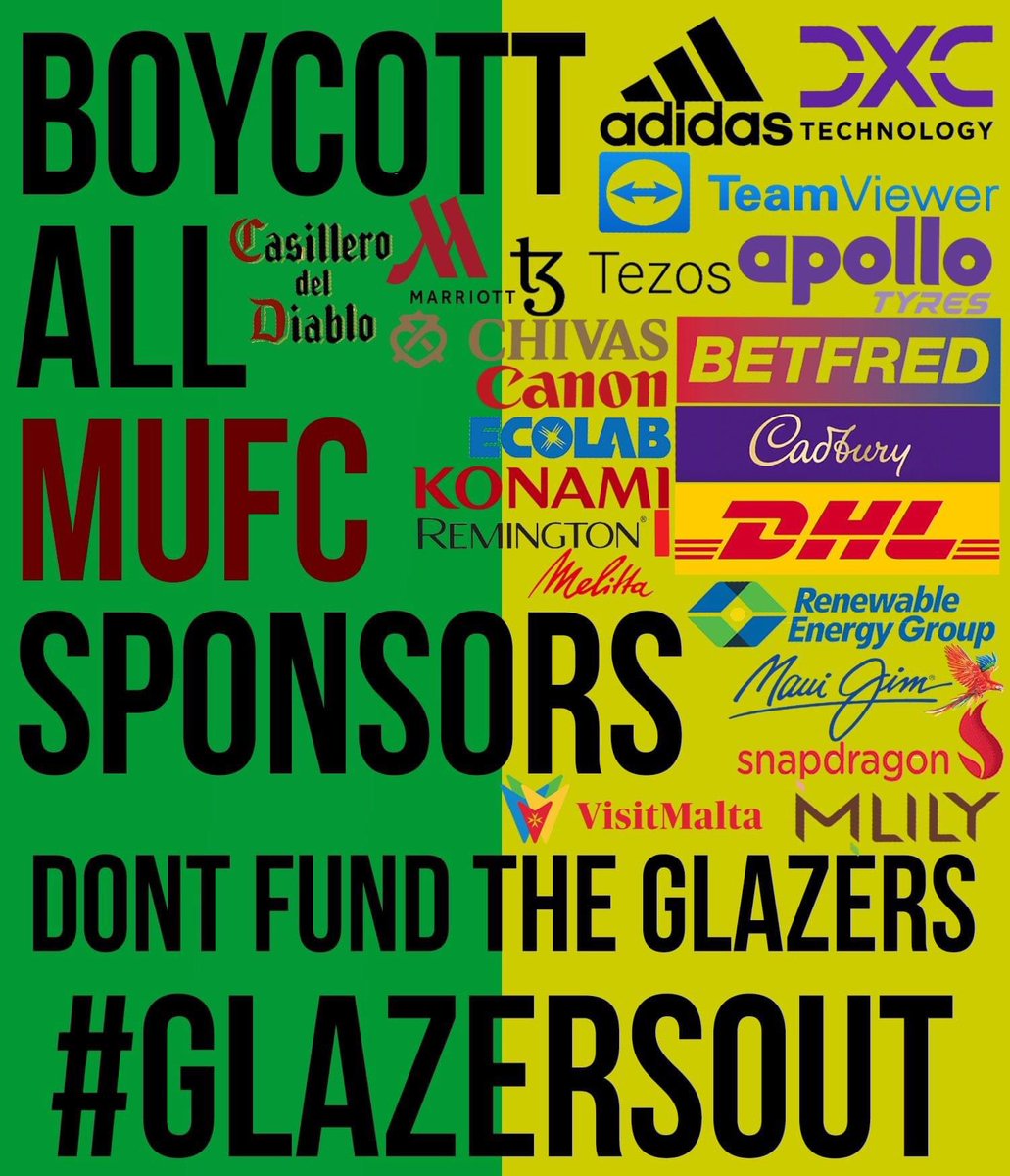 Boycott all sponsors