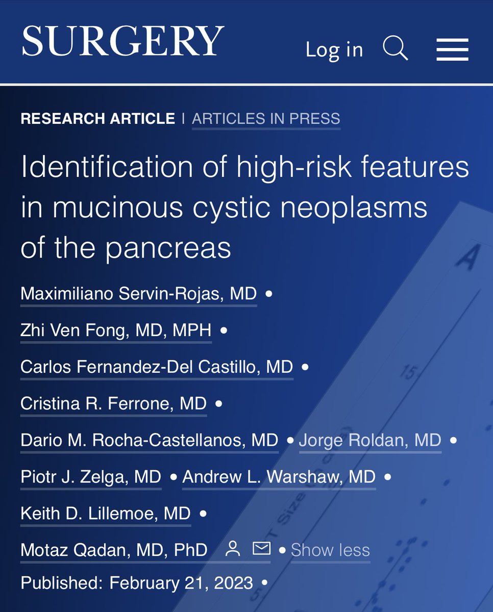 Gio_Marchegiani's tweet photo. Mucinous cystic neoplasms of the pancreas 🐡 are they all surgical candidates ?!

🥑 Size < 4cm, normal CA19.9 and no mural nodules exclude invasive cancer

🪡 Pro surgery advocates cancer prevention and usually MIS

Your practice ?! 

https://t.co/ASjgRZkerw https://t.co/aAS9tLfcj7