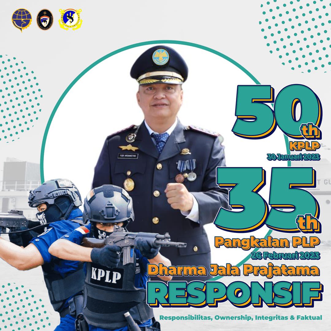 Dirgahayu Pangkalan PLP ke-35 (26 Februari 2023)
_
Dharma Jala Prajatama! Pengabdian Terbaik Bagi Nusa dan Bangsa!

#plp35tahun #kplpresponsif #kpangkalanplp35jaya #DJPLKerjaDenganHati #SMRTHublaPastinya #LewatLaut #MenghubungkanIndonesia #TransportasiMaju #Bombang#WisataLaut