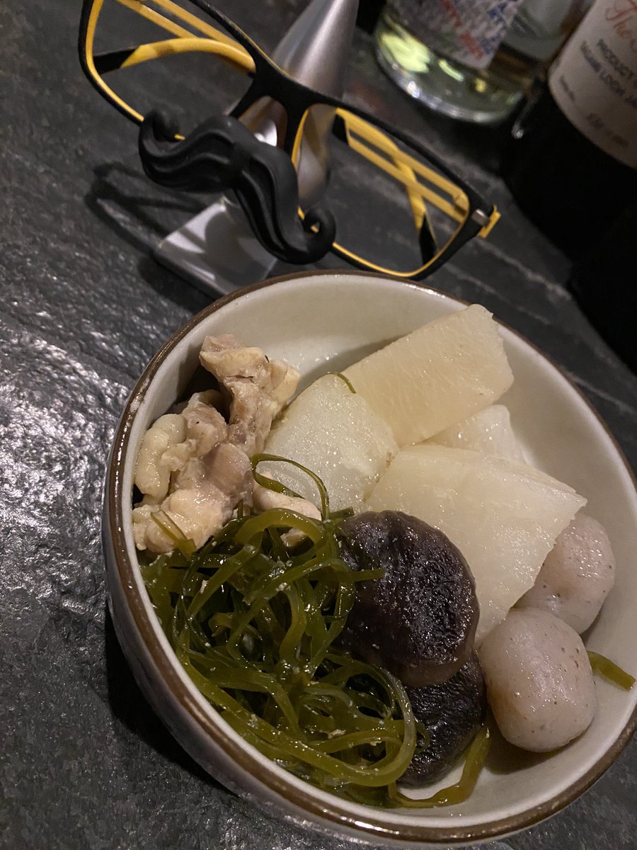 ouji8848's tweet photo. そしてちょっと小腹を満たしに
#barmaeda へ。

出汁の効いた優しいお料理。
(何屋だっけ…？笑) https://t.co/Ywo7GGLtJ5