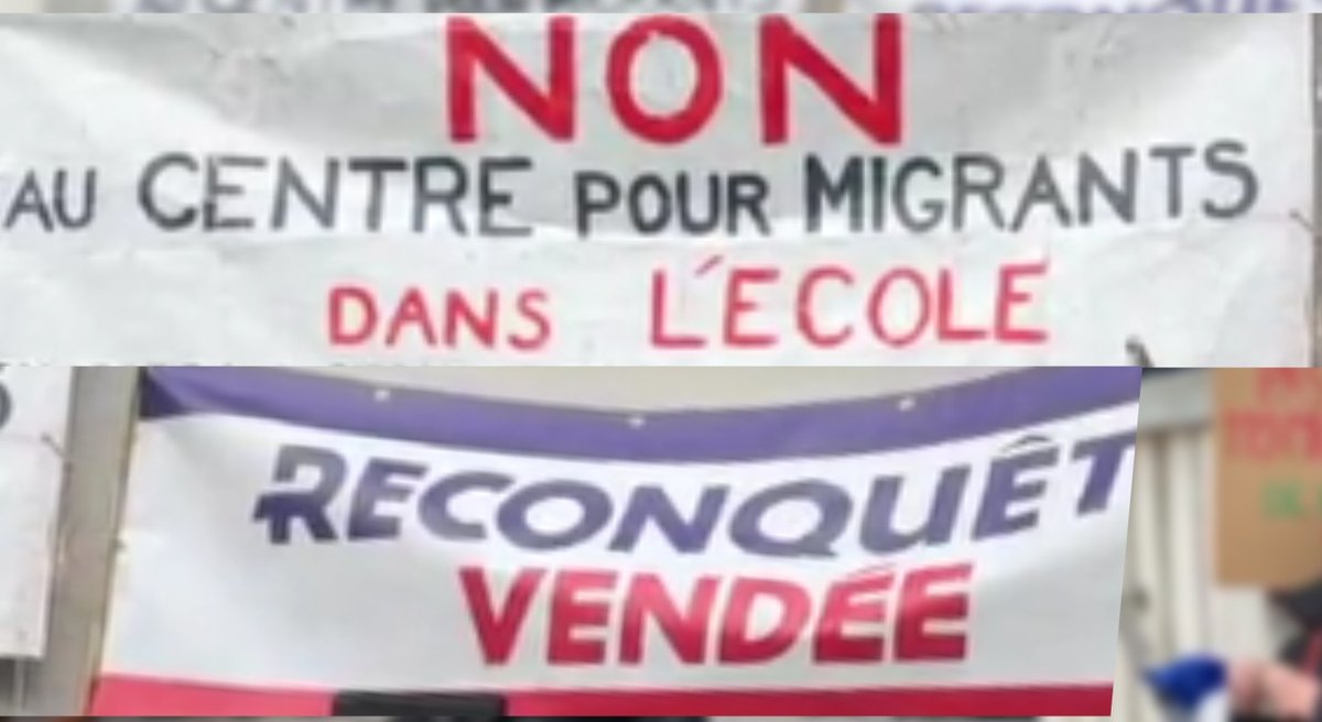 TiMissier's tweet image. Soutien aux habitants de #SaintBrevin qui luttent contre l'implantation forcée de #migrants44 à proximité directe d'une maternelle. 
▶️Non à l'invasion migratoire !
▶️Non à l'#Africanisation et à l'#Islamisation de la France!
#Reconquête ‼️