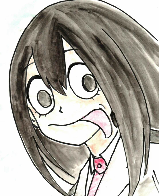 蛙吹梅雨。 