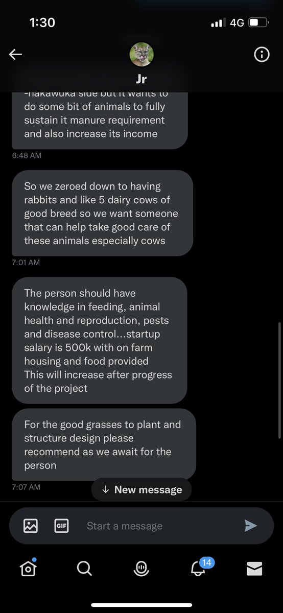 enockk256's tweet photo. Dairy farm manager needed. Diploma or certificate in animal husbandry or a related course. Farm work experience is key. 
Salary 500k ugx , food and accommodation given. 
Send cv to Oilcitycowboysfarm@gmail.com https://t.co/PAAVoifPfn