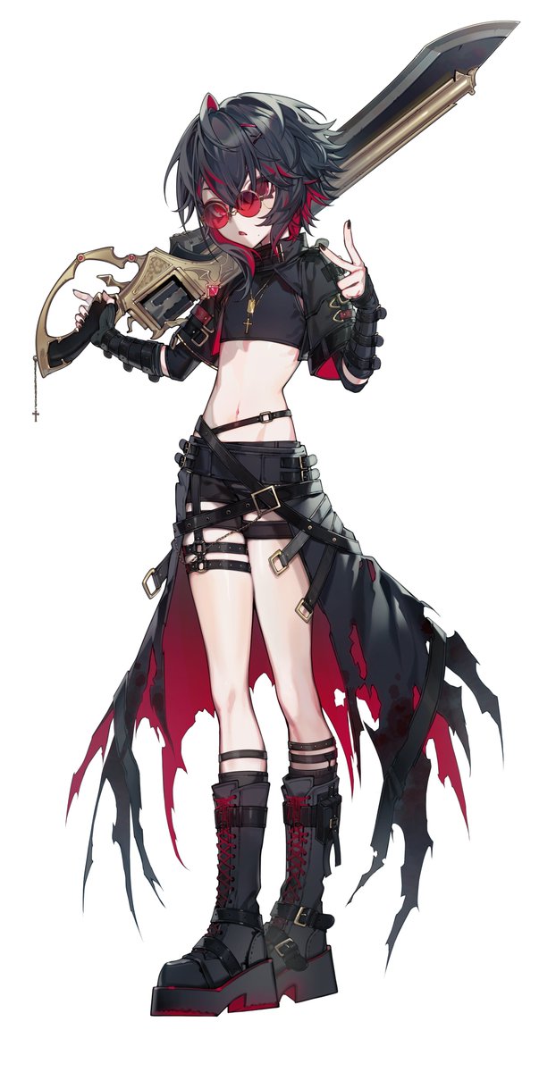 hkel64's tweet photo. My fullbody art i did last year ! Hope you like it !😋🖤

#vtuber #vtubers #envtuber https://t.co/haRlJVNUYj