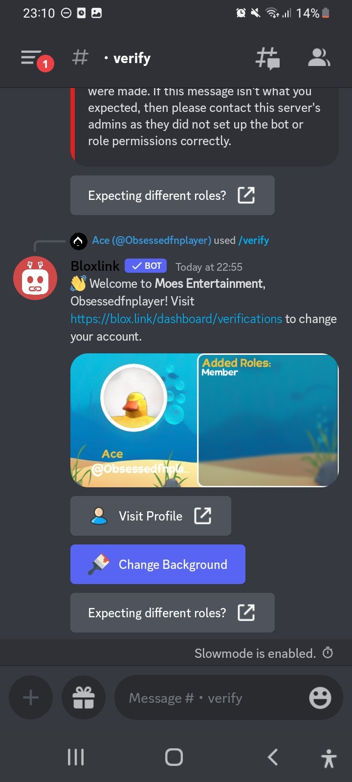 Discord) How to set up bloxlink 