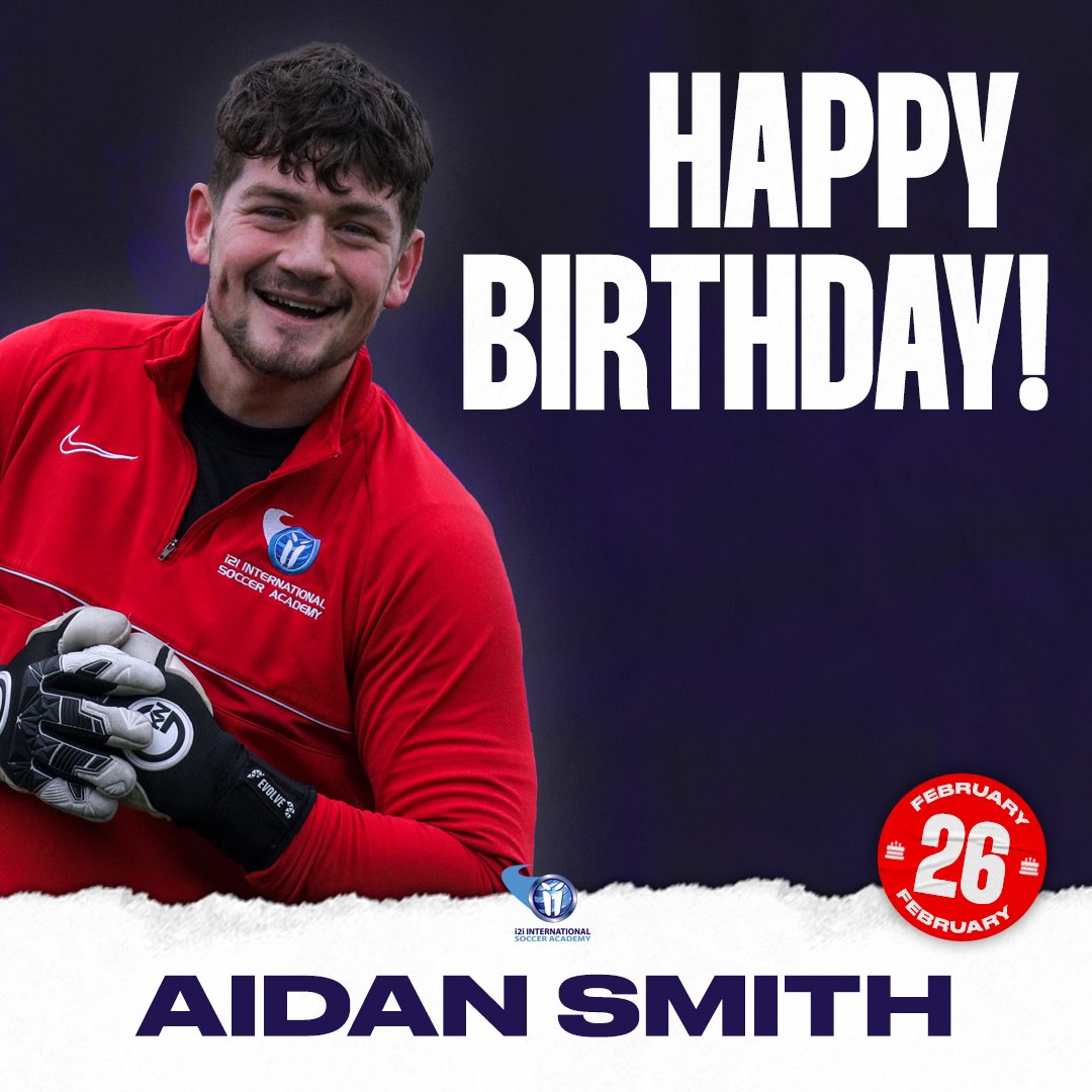 🎂 | Happy Birthday to i2i Student Athlete, Aidan Smith! 🎉 

▪️ Goalkeeper
▪️ York St John University
▪️ Third Year

Have a great day, Aidan! 🥳 

#OneBigFamily