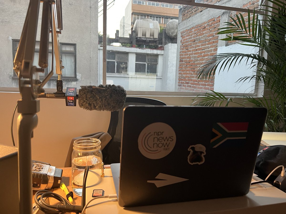 “From NPR News in Mexico City, this is Weekend Edition.” Has nice ring to it. I’ll be hosting <a href="/NPRWeekend/">Weekend Edition</a> from this position this morning, beginning at 8 am Et, 7 am Mexico City