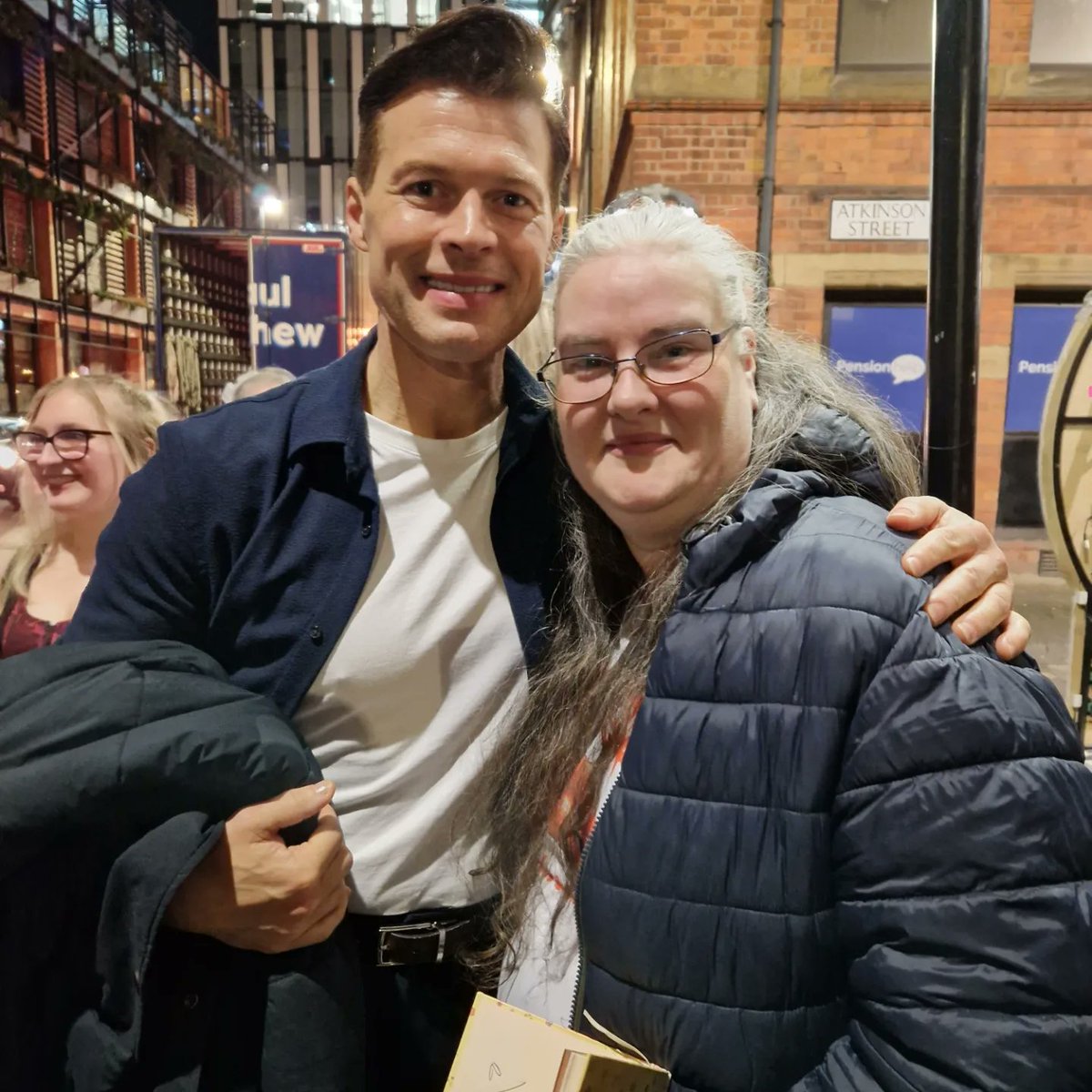Thank you for your time at the stage door xx