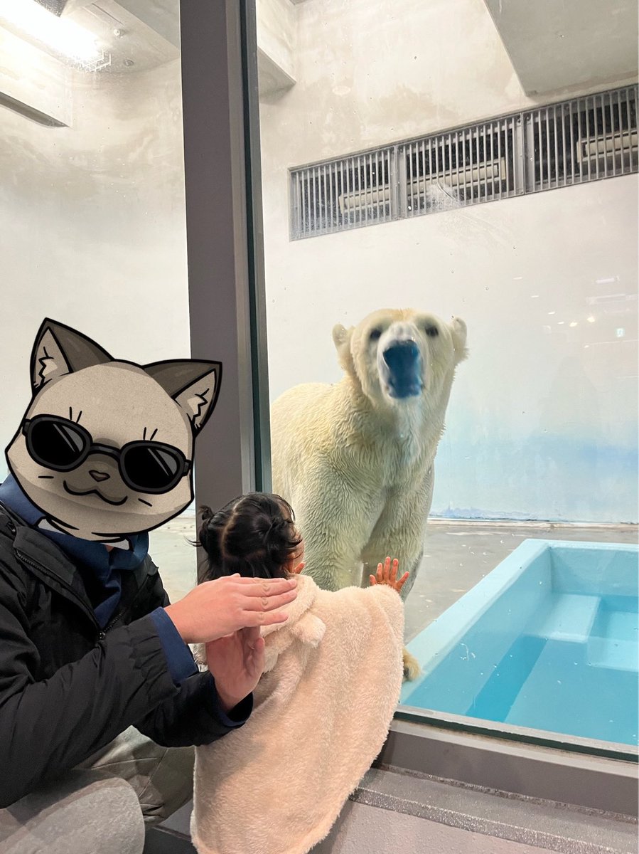 TMAs 動物園 to mint 🐷

素晴らしいアイデアの企画😊
娘がシロクマに大興奮🐻‍❄️
とってもいい思い出になりました！

ありがとうRii2先生🐰

#TMAs 
#TheMafiaAnimals 
#動物園tomint