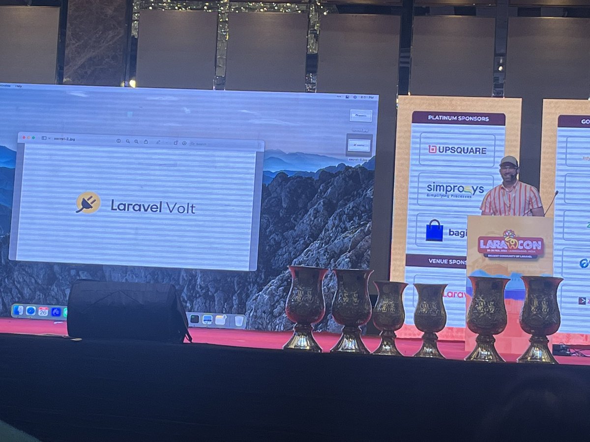 lalitvijay's tweet image. Two secret release from @taylorotwell can only happen at Laracon India 🥳🥳#LaraconIN #Laravel #laravelcommunity @LaraconIN