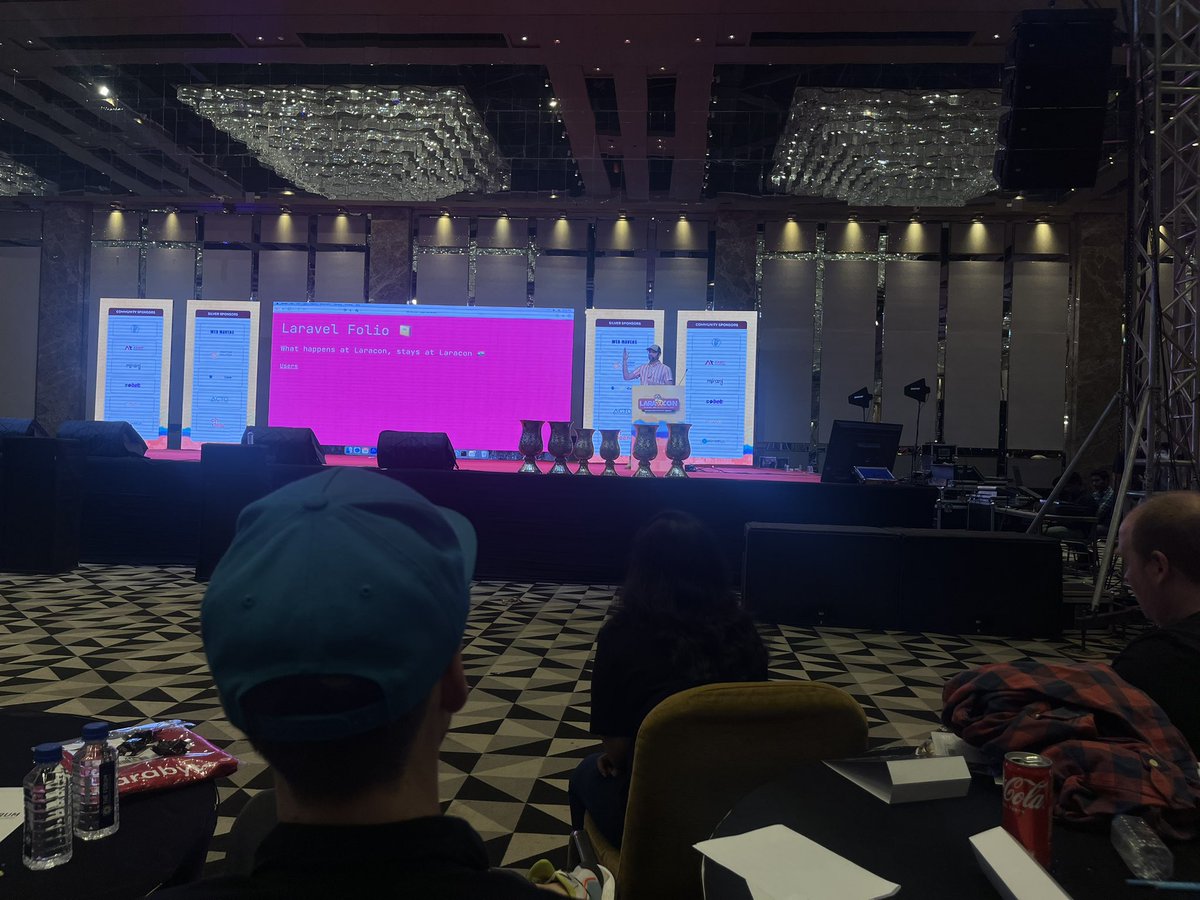 lalitvijay's tweet image. Two secret release from @taylorotwell can only happen at Laracon India 🥳🥳#LaraconIN #Laravel #laravelcommunity @LaraconIN