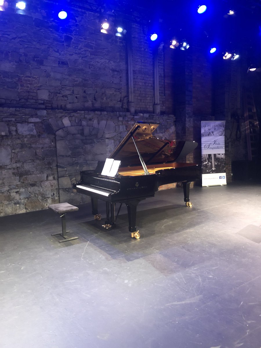 Irish Songmakers (@irishsongmakers) on Twitter photo The piano is in! Looking and sounding stunning thanks to <a href="/JeffersPianos/">Jeffers of Bandon</a>! 🎹
Looking forward to our Schwanengesang performance at 3pm today in <a href="/smockalley/">Smock Alley Theatre</a>!
🔗 smockalley.com/schubert-schwa… The piano is in! Looking and sounding stunning thanks to <a href="/JeffersPianos/">Jeffers of Bandon</a>! 🎹
Looking forward to our Schwanengesang performance at 3pm today in <a href="/smockalley/">Smock Alley Theatre</a>!
🔗 smockalley.com/schubert-schwa…