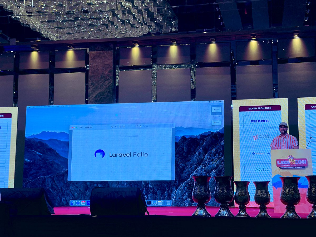 ankit_agrawal8's tweet image. Laravel secrets are shared by @taylorotwell in @LaraconIN 
@KrishaWeb
#LaraconIN 
#krishaweb