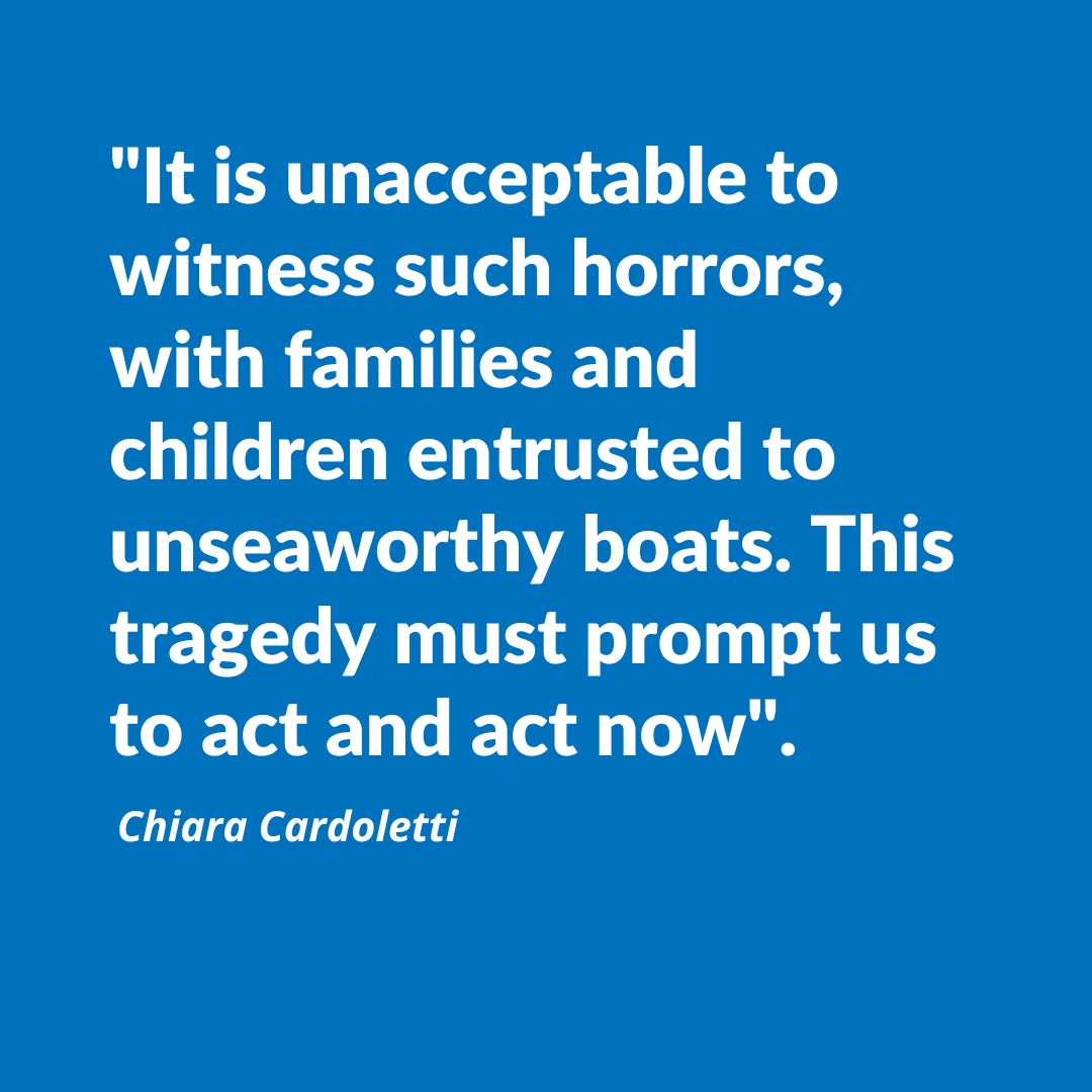 UNHCR expresses deep sorrow at the loss of dozens of lives in a terrible shipwreck off the coast of Italy this morning. EU rescue mechanisms are urgently needed. Read our joint statement with <a href="/OIMItalia/">OIM Mediterraneo 🇺🇳</a> 
 unhcr.org/it/notizie-sto…