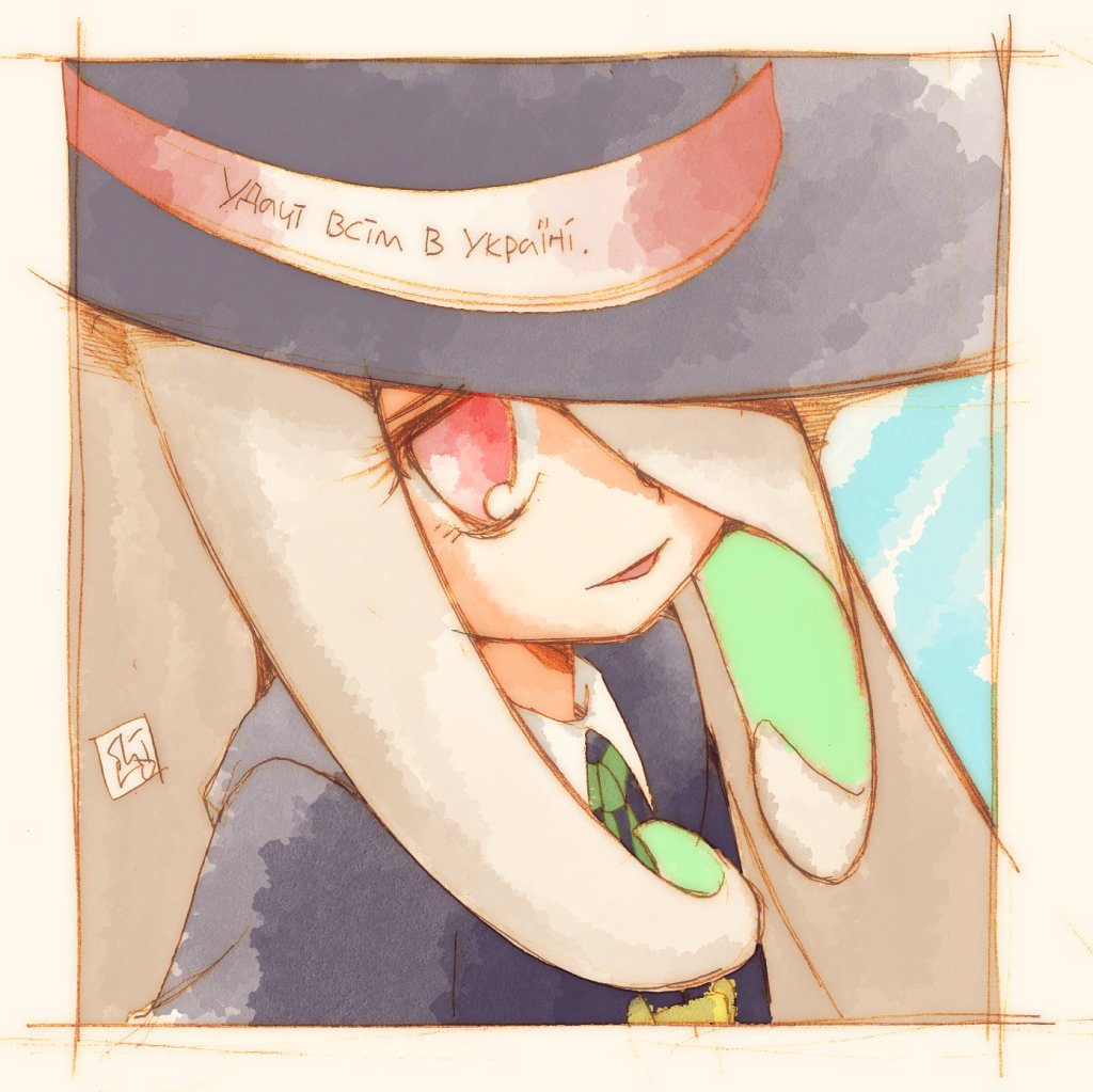 スーシィ・マンババラン 「殴り描き鮨子(・×・)#LWA_jp #Ukraine 」|し ろ（ 築 ５ ６ 年 ・ 心 不 全 療 養 中 ）のイラスト