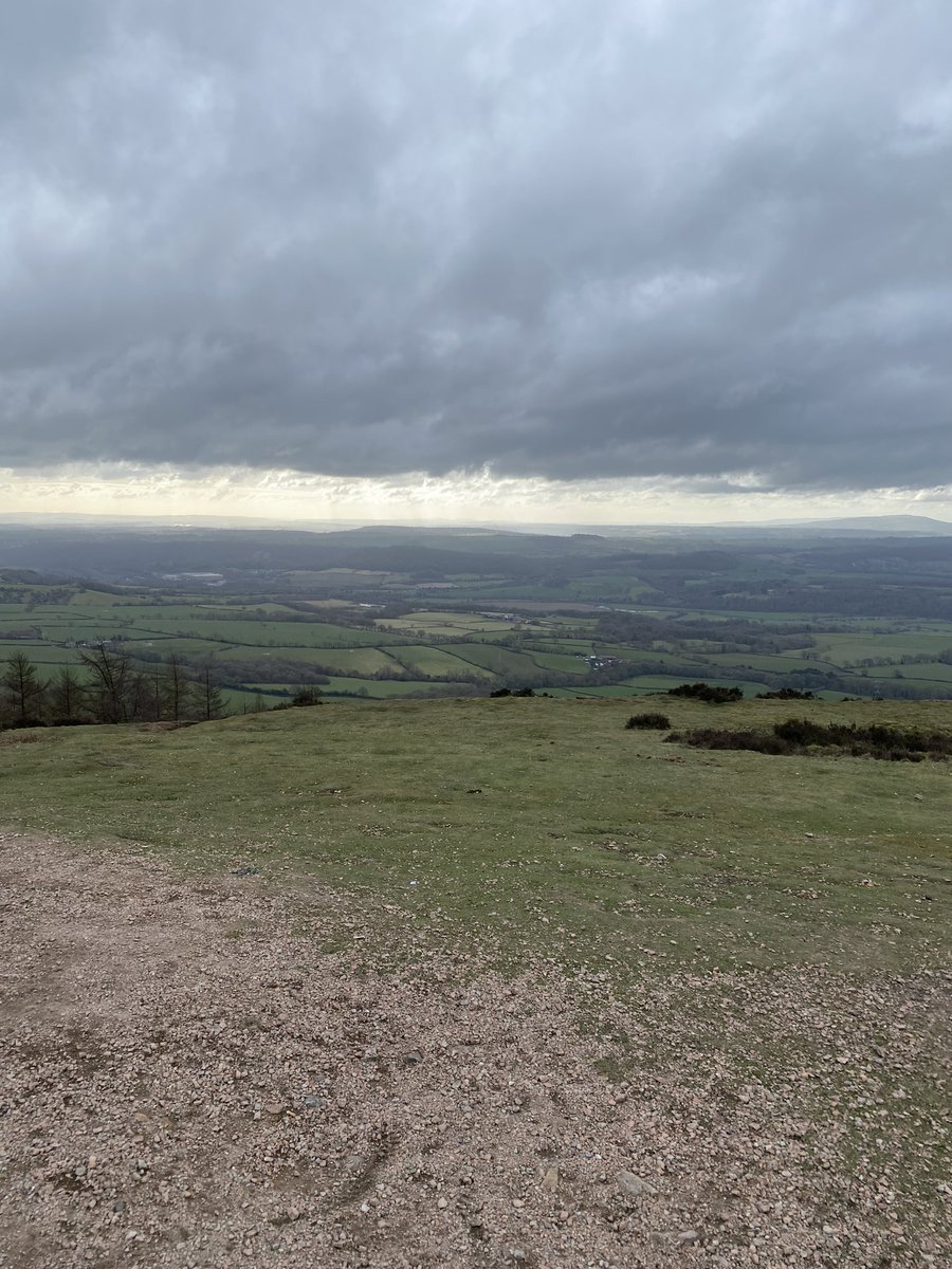 mightybuffalo74's tweet photo. Views over Shropshire this morning with me and my boy. What I felt very disappointing, at least 70% of the people I said hello to just looked at the floor or didn’t acknowledge me, have we lost the art of being polite to each other? No wonder things are going to shite. https://t.co/7gxRnhirLS