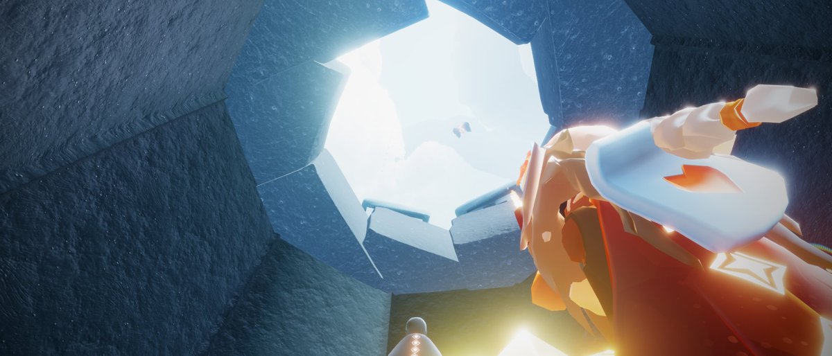 Sky_t_note's tweet image. 式典の礼拝者がいるところの、天井の開き方
#sky星を紡ぐ子どもたち