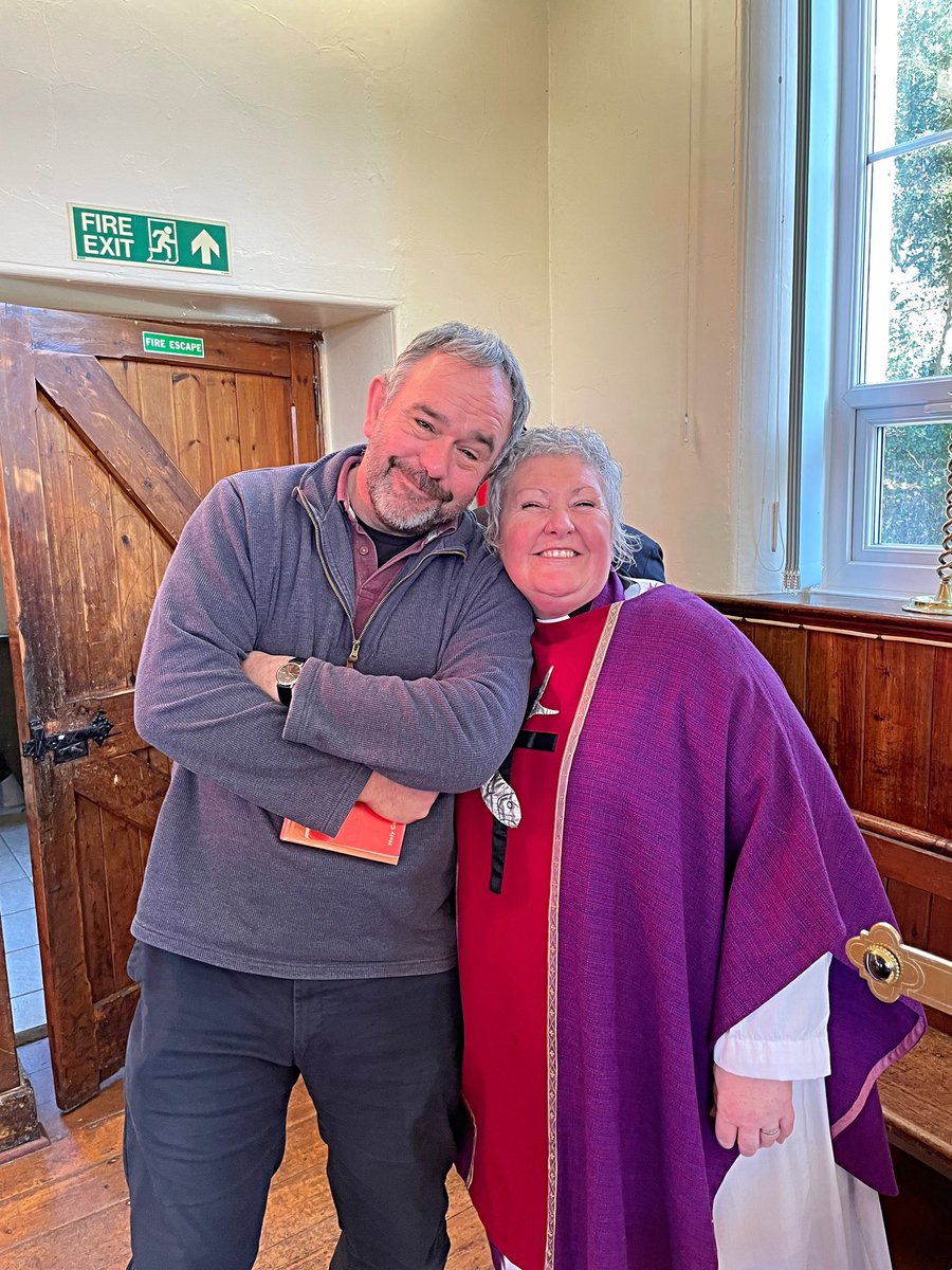 When a wonderful friend walks in unexpectedly…. A joy to have @MrMRHouston with us for worship and I thought that he was in Cumbria!@TruroTeam @churchwarden67 @Yodasears72 @SuzieFryer #visitingKernow #whatasurprise #tearsofjoy #sharedworship #catchup