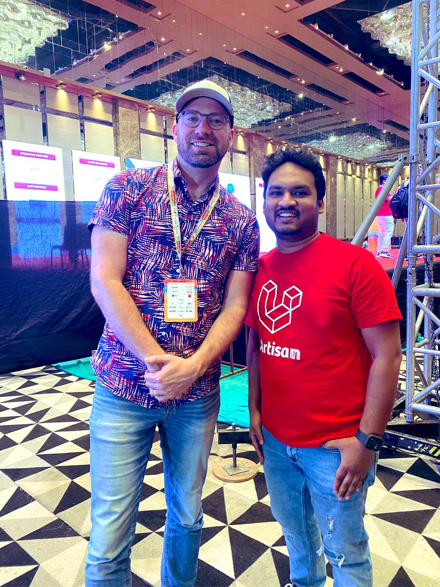 anand13a's tweet image. Laravel Creator Extraordinaire Inspires Innovation 🙌 #LaraconIN #Laravel @LaraconIN