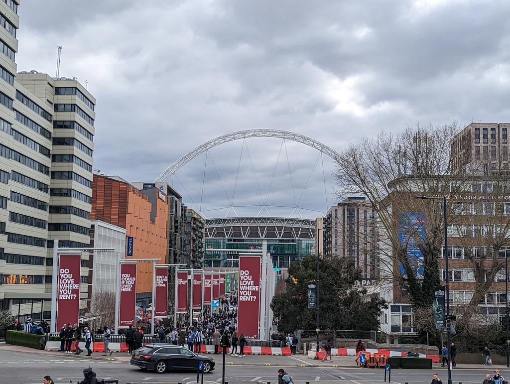 Wembley looming in the distance #MUNNEW ⚽ 🏆 🙌