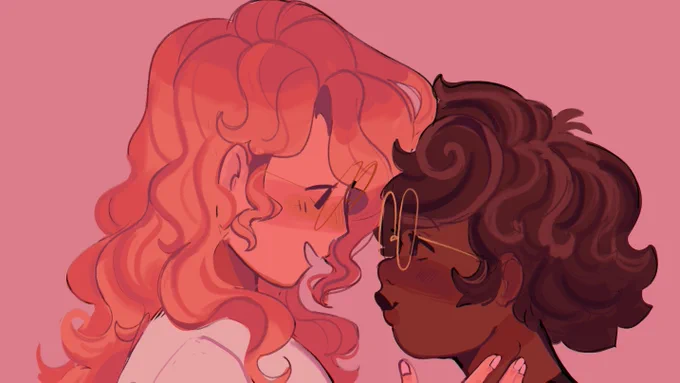 HIS HAIR IS A MORE PINK HUE LIKE I ALWAYS USE NOBODY TOUCH MEEEEE 