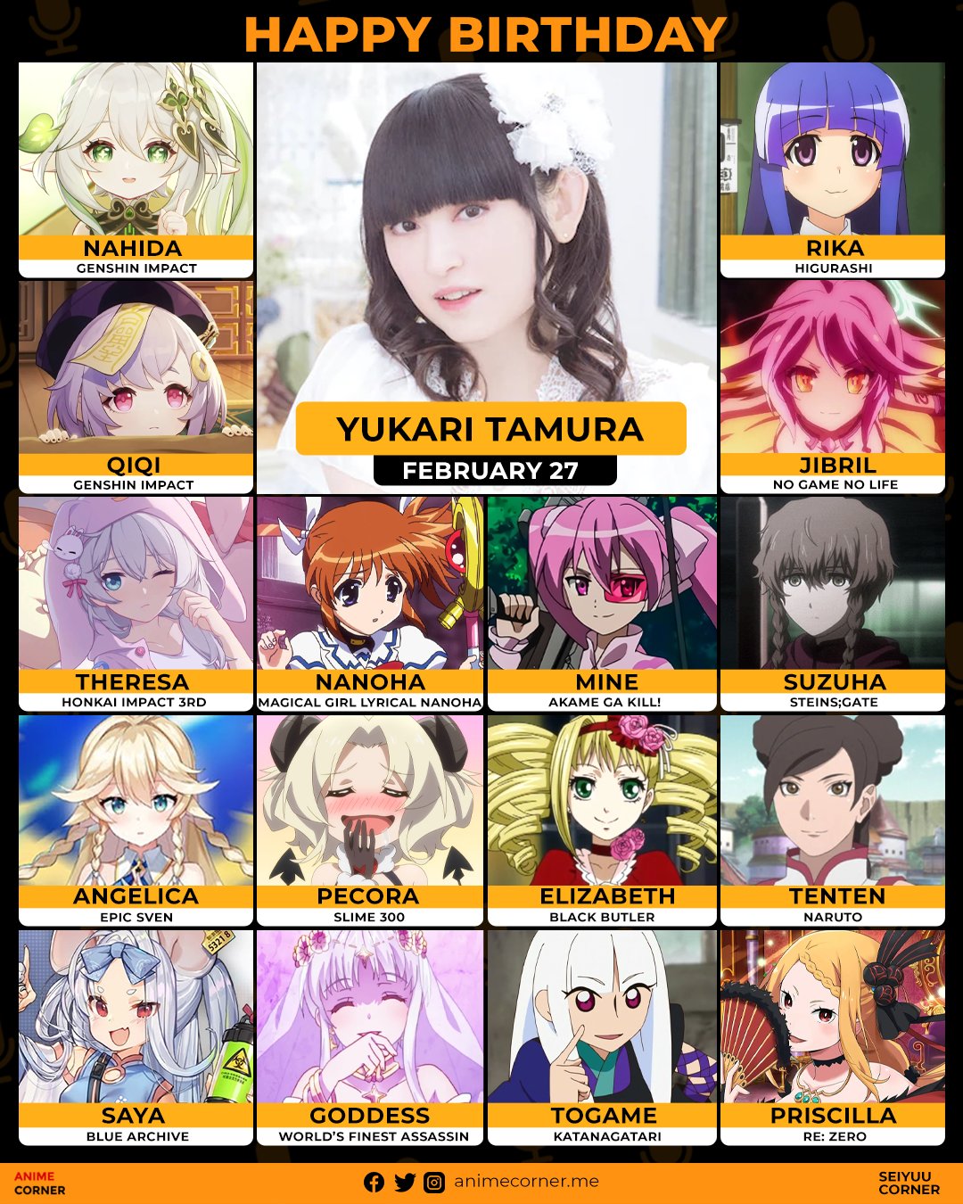 Anime Corner on Twitter: "Happy 47th birthday to the lovely Yukari ...
