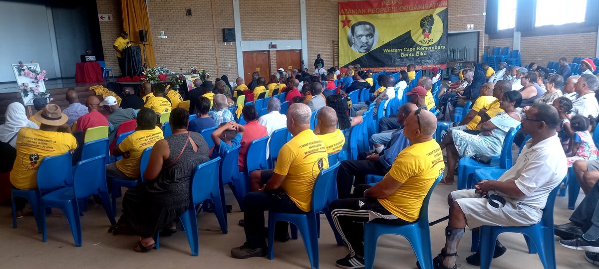 Scenes at the Provincial Memorial Service of Cde Peter Jones in Macassar, Somerset West <a href="/AZAPO_News/">AZAPO</a> <a href="/CapeTimesSA/">Cape Times</a> <a href="/TheCapeArgus/">Cape Argus</a>
