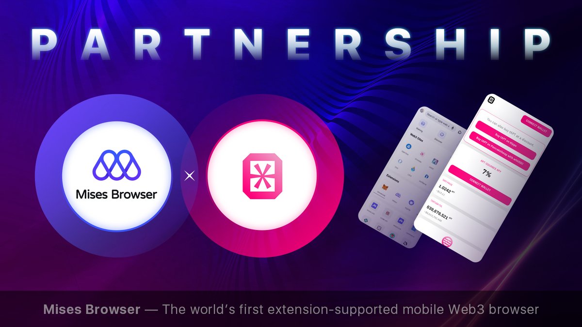 Mises001's tweet photo. @Mises001 and @TortugaFinance  have built a partnership, Mises Browser includes Tortuga Finance and recommends it in Web3 Sites Yield Farm area, allowing users to access it secure and quickly on mobile. #Aptos #farming $tAPT https://t.co/c3ddKfzVuU