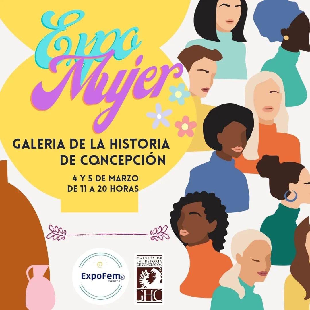 GHConce's tweet photo. El próximo fin de semana 4 y 5 de marzo estará presente ExpoFem Eventos con Expo Mujer en la plaza de la historia de nuestra Galería.
Mas de 20 emprendimientos liderados en su mayoría por mujeres.

🗓️ Sábado 4 y domingo 5 de marzo
⏰ 11 a 20:00 hrs
📍Plaza de la Historia https://t.co/i2rECO4LZP