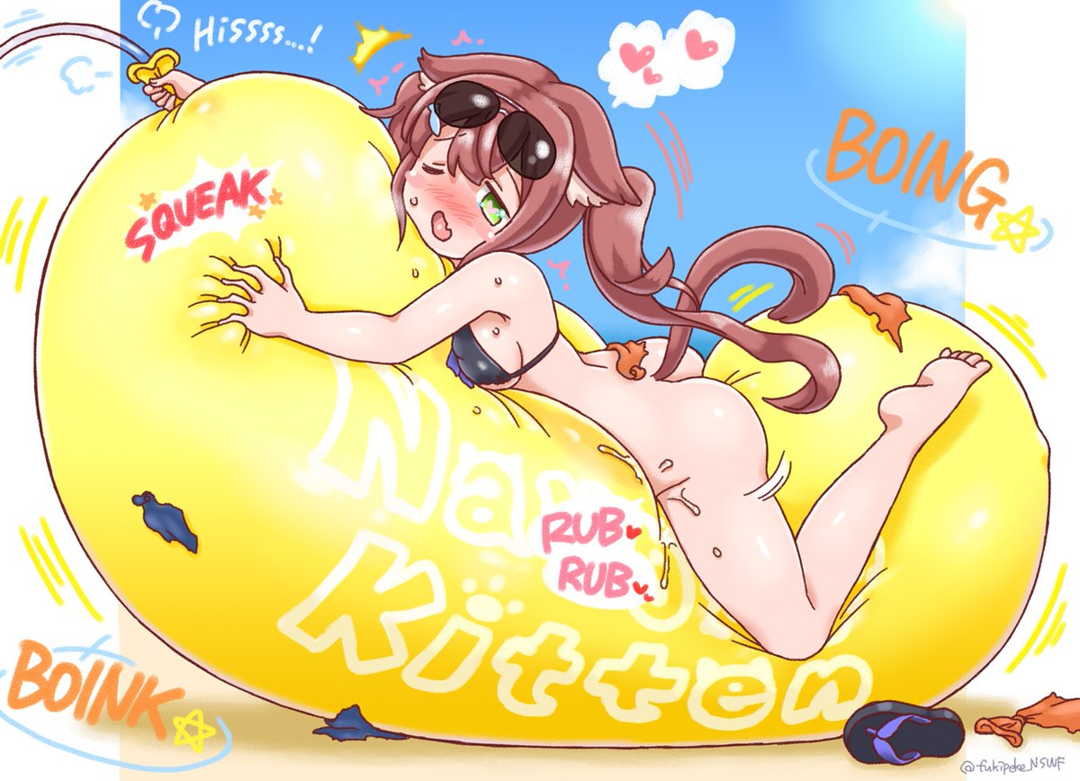 #見た人も無言で黄色の何かを上げる 