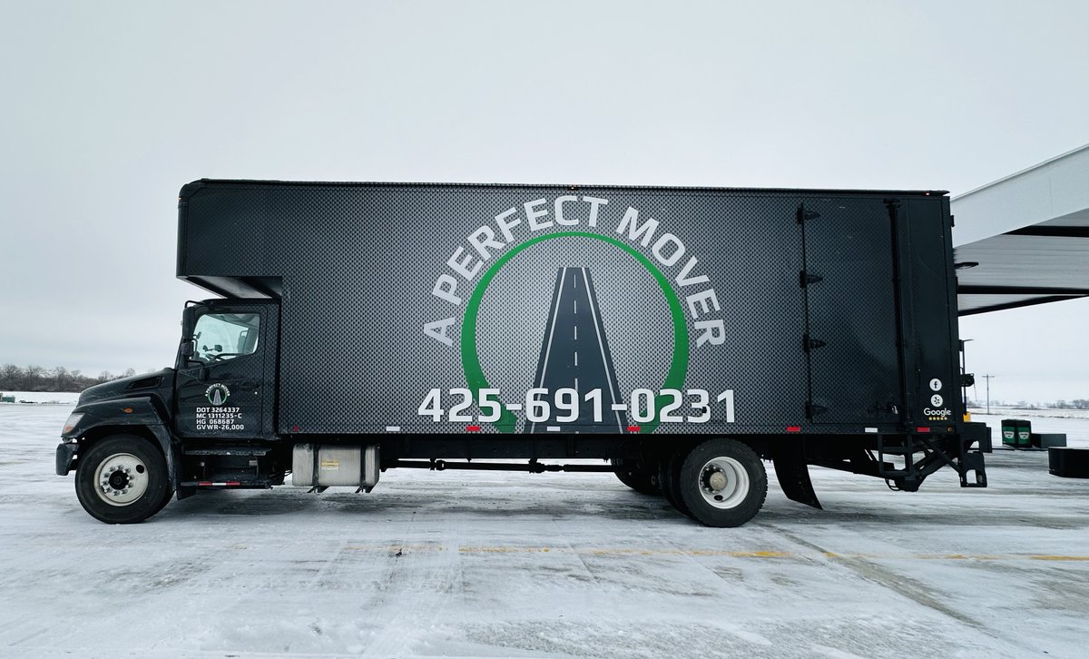 We are the most impressive moving crew hauling boxes and furniture in the middle of a snowstorm ❄️ These guys are dedicated to getting the job done no matter the weather! #respect #movingday