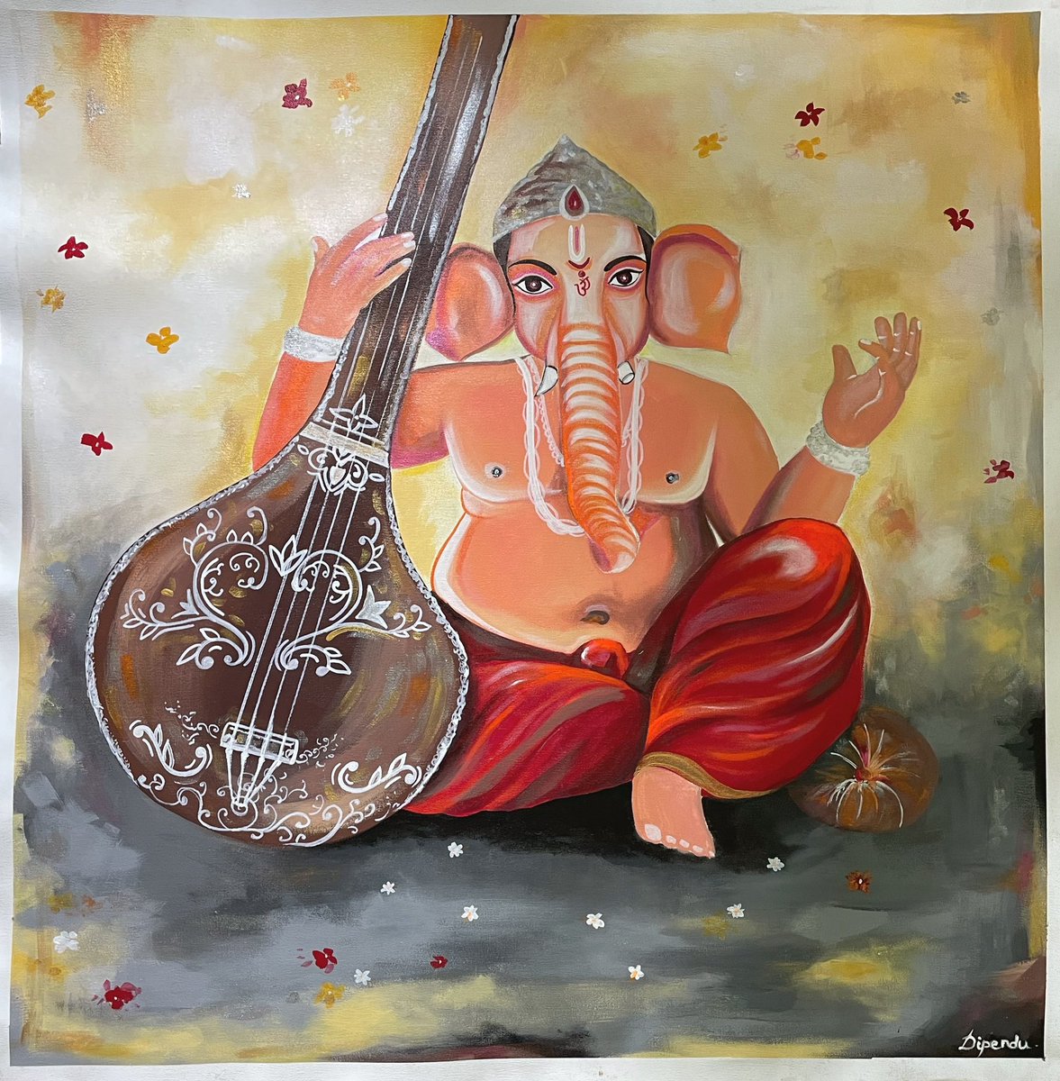 Dipendu10285282's tweet photo. New canvas painting of Ganesh 

If anyone wants to purchase can contact me 🙂😁

#ganesha #ganeshji #canvaspainting #canvasart #acrylicpainting #ganeshpainting https://t.co/v2oKCp9c4b