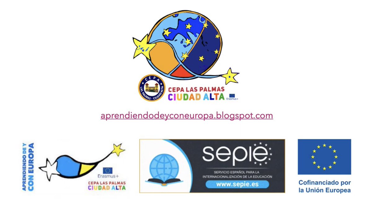Aprendiendodey1's tweet photo. “Aprendiendo  de y con Europa” ha finalizado. Hemos difundido nuestro proyecto y sus resultados en el blog y en este vídeo resumen. Gracias a @sepiegob @Erasmus_Project @cepaciudadalta @OPEECanarias  #aprendiendodeyconeuropa #ErasmusPlus #Erasmus #edu l https://t.co/IQNyJoBFS9 https://t.co/8wEnlmNdNk