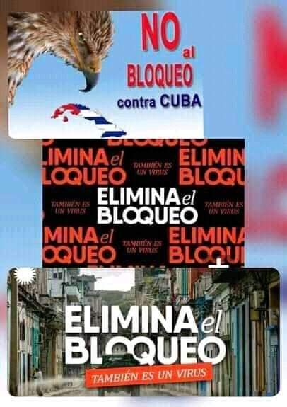 El #Bloqueo económico, comercial y financiero de #EEUU contra #Cuba es un acto genocida que ha tratado de asfixiar a este pueblo por más de 60 años. Con nuestra fortaleza siempre #Venceremos pero #MejorSinBloqueo #PuentesSiBloqueoNo