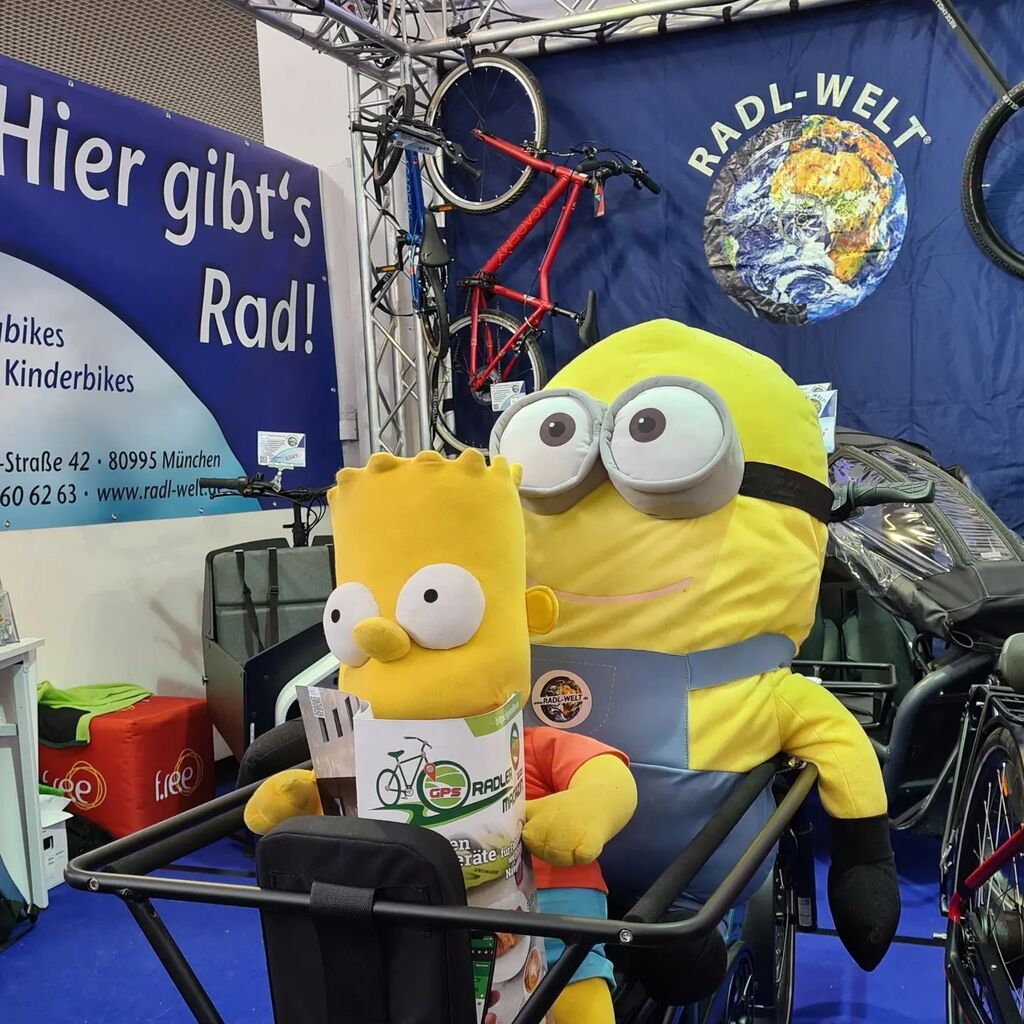 Jetzt haben wir schon zwei GPS Radler Magazin Leser auf dem free Messestand #gpsradler #free @free_messe_muenchen instagr.am/p/CpIHgIPMEvo/