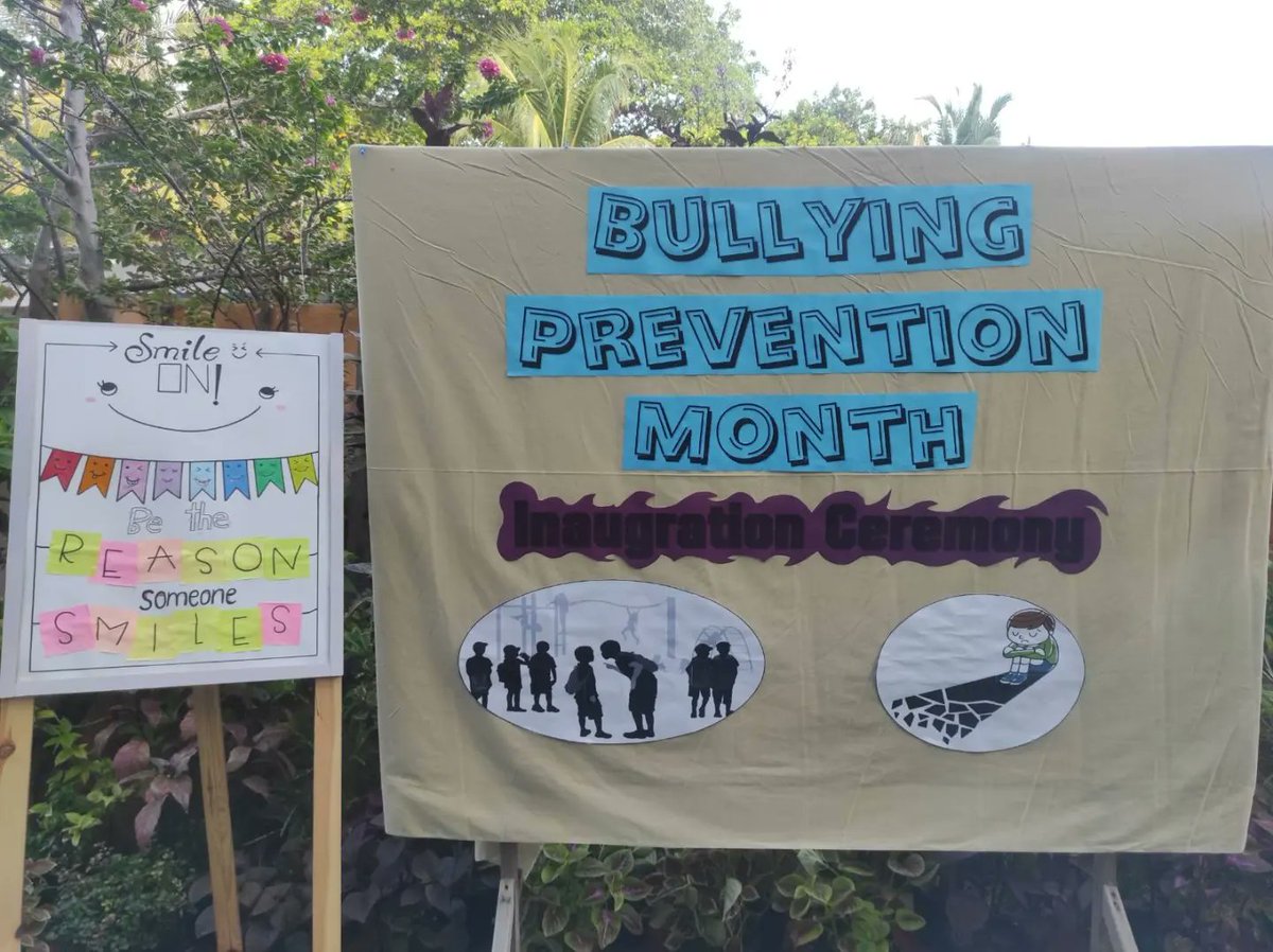 bod_school's tweet image. Inauguration of "BULLYING PREVENTION MONTH 2023"

Week 1 / Kindness

SMILE  😁N
STOP- SMILE- SPREAD

#Kindness 
#LendA❤️
#SmileOn

@MoEdumv