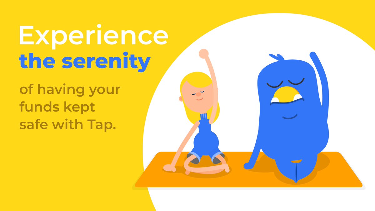 Tap_Fintech's tweet photo. Get the peace of mind you deserve with Tap, a fully regulated financial platform. ✨ Keep your funds safe at all time with our state-of-the-art security system. Join us today and enjoy the serenity of expert care with Tap.  🧘‍♂️🧘‍♀️

#safe #secure #regulated #security #safefunds https://t.co/oFRwdsV4j1