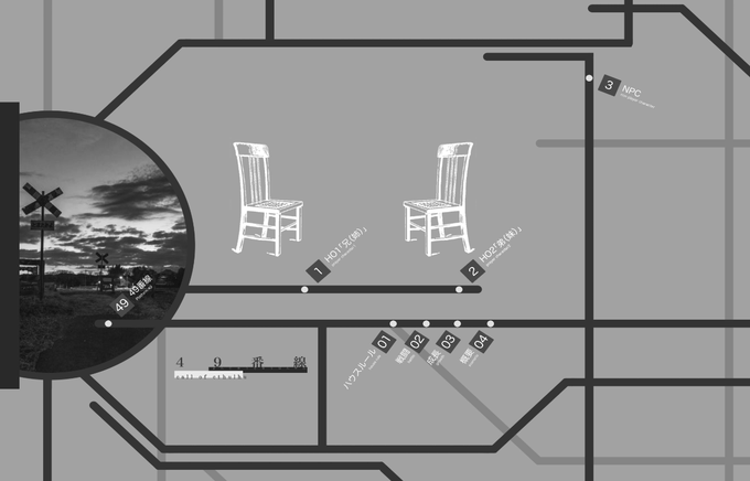 【49番線】
まだ公開してないオリシの部屋(5号機)
電車の路線図っぽくしたかった痕跡だけが残っている(ちゃんと完成しなかったけどこれはこれで気に入ってます) 