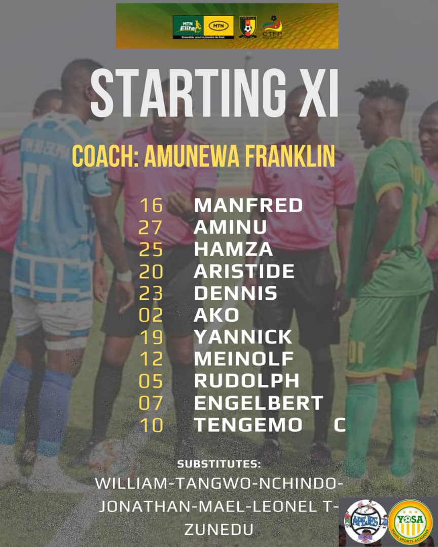 This is how we are lining up against #Apejes in the <a href="/MTNEliteFoot/">MTN Élite Football</a> 

<a href="/CTFP9/">CTFP</a> <a href="/Kosi_foottalk/">KOSI_FOOTTALK</a>