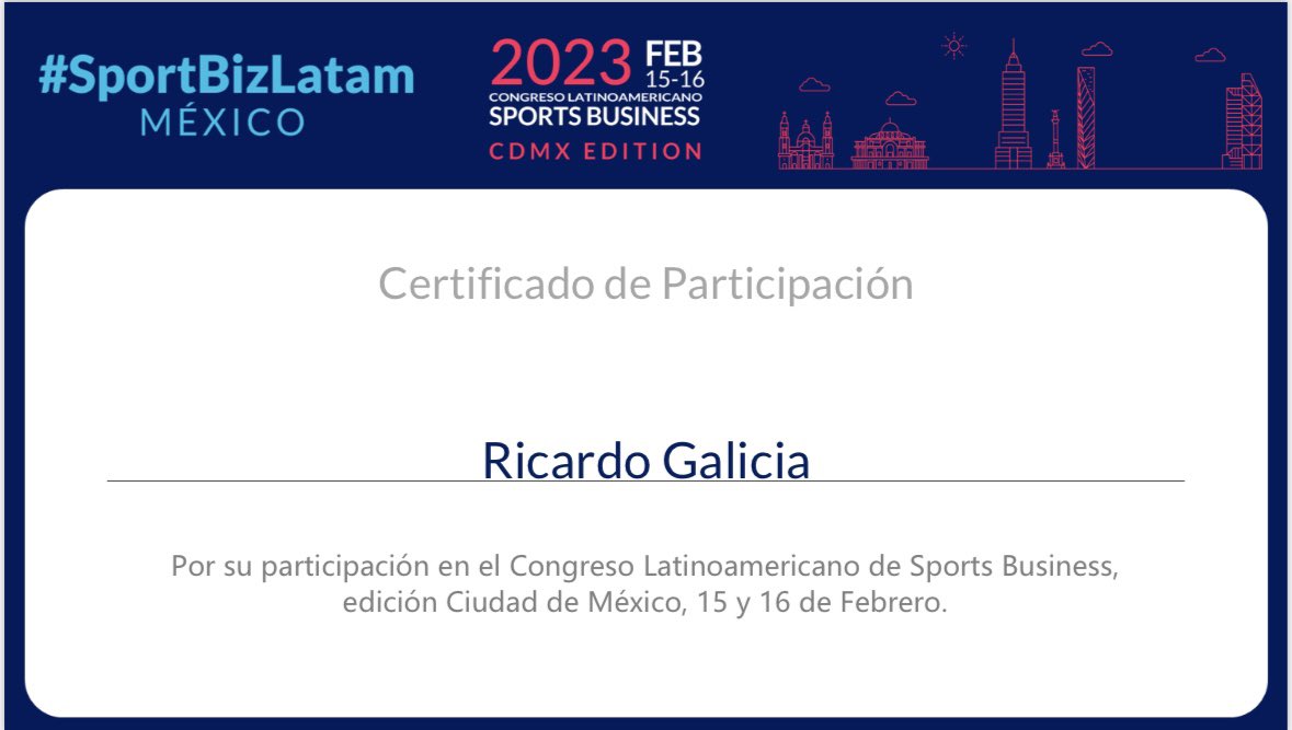 #SportBizLatam 🇲🇽📕⚽️