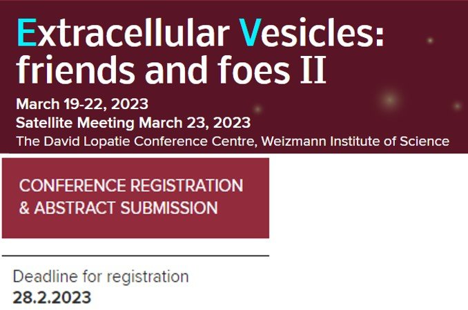 CooksLab's tweet photo. Last 48 hours to register to this epic meeting! Four exciting days with top EVs researchers from all around the world. Hit the registration button and hop on. #EVFF2023
https://t.co/Q7MnlPxo3H
🫧🔮🧪🧿🕺🥃😇 https://t.co/JXtRUlUYzW