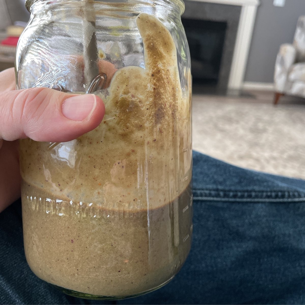 danielmrose's tweet photo. I’m working hard at becoming the best version of me. So, a green smoothie 5-6 days per week is breakfast. It tastes better than it looks (191 cals, 25g protein). #foodnotpills https://t.co/dPaVI7o1Ho